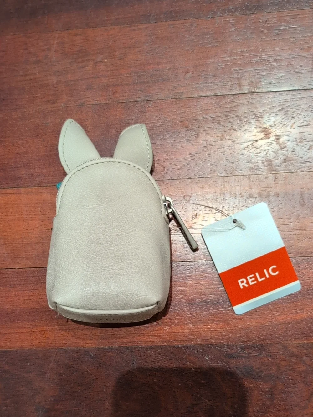 Relic Gray Llama Coin Purse with Colorful Flower Crown Alpaca
